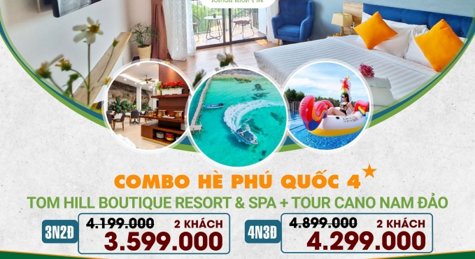 COMBO TRỌN GÓI CÙNG TOMHILL + JOHN'S TOURS